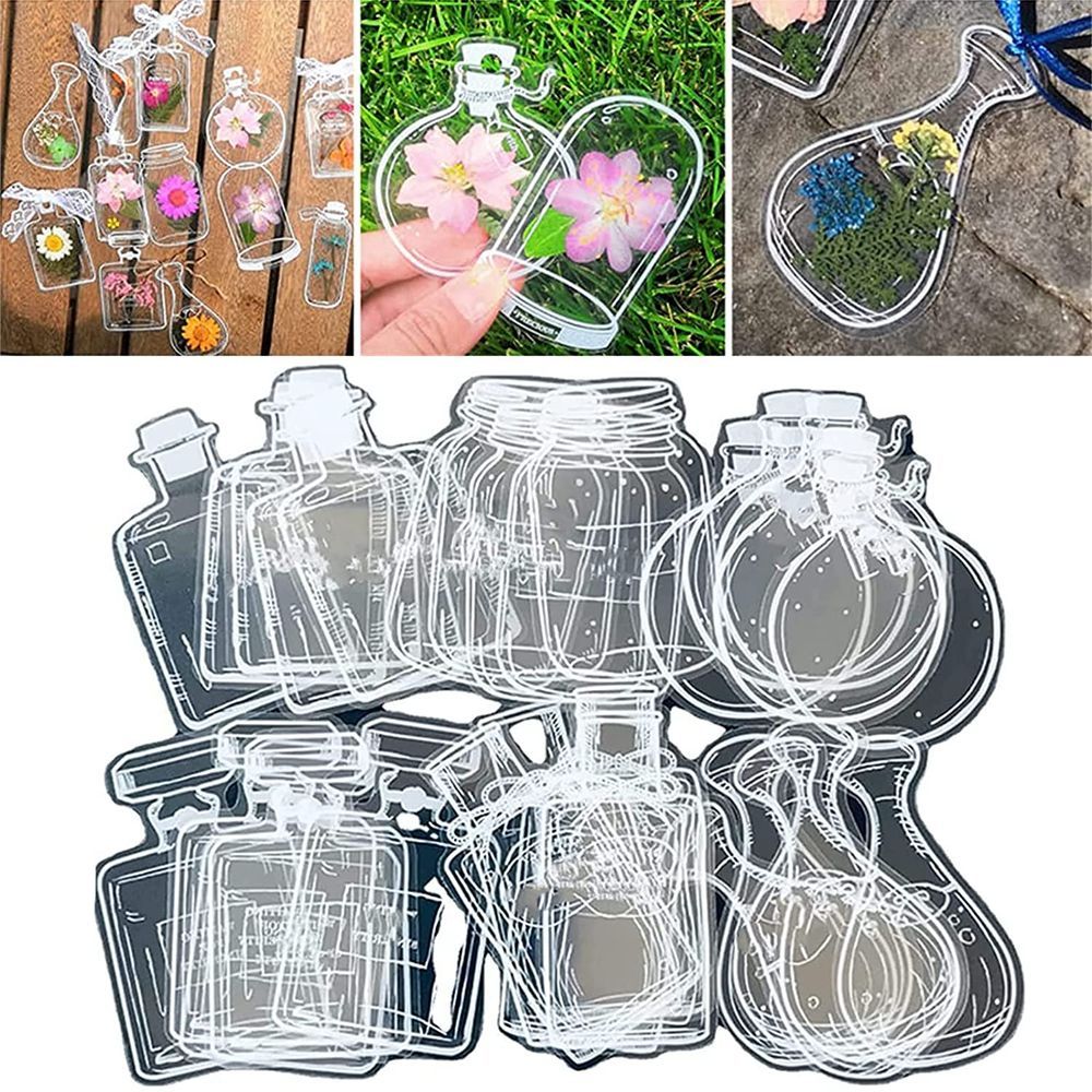 30Pcs DIY Transparent Dried Fl - Dried Flower Bookmark ulasan dan harga