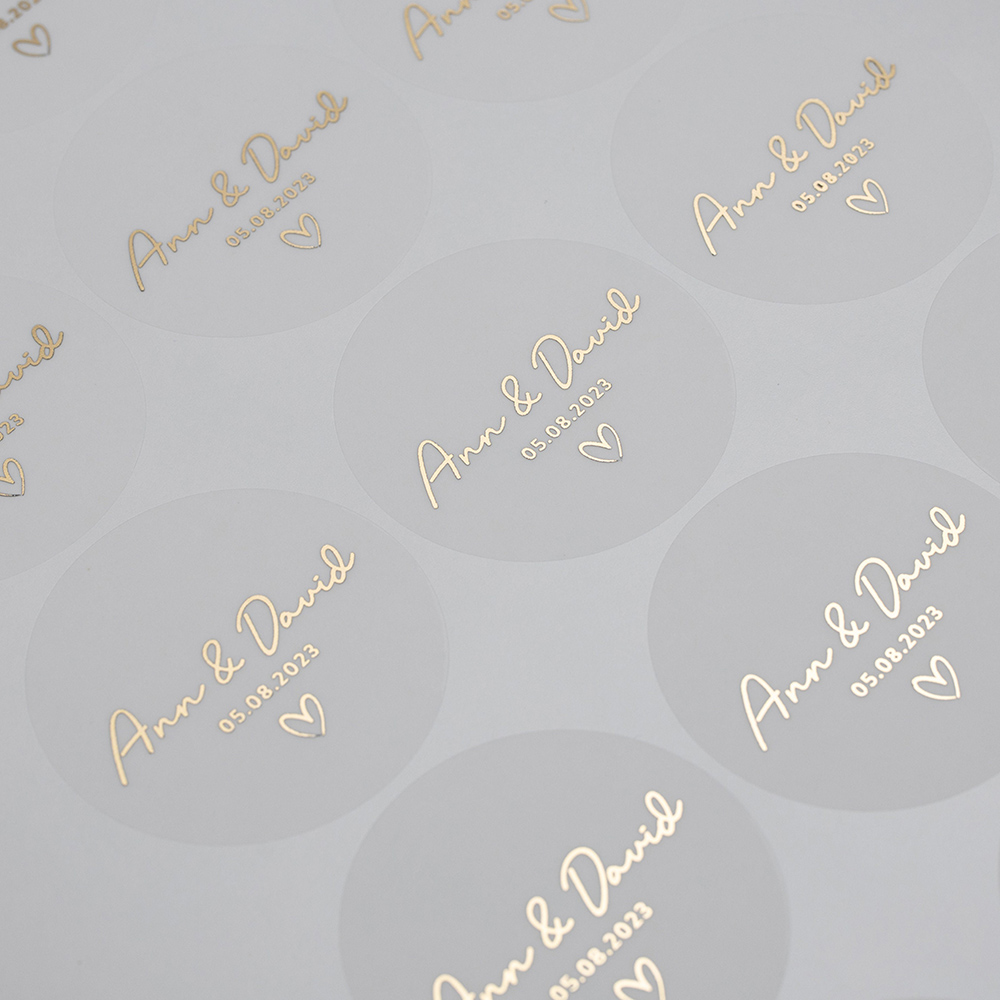 Custom 50pcs Round Gold Foil C - Personalised Candle Label ulasan dan harga