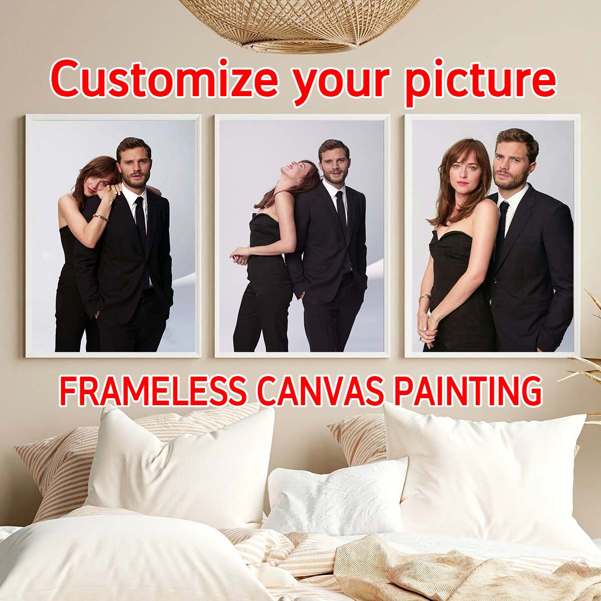 Custom Print Canvas Painting F - Custom Map Poster ulasan dan harga
