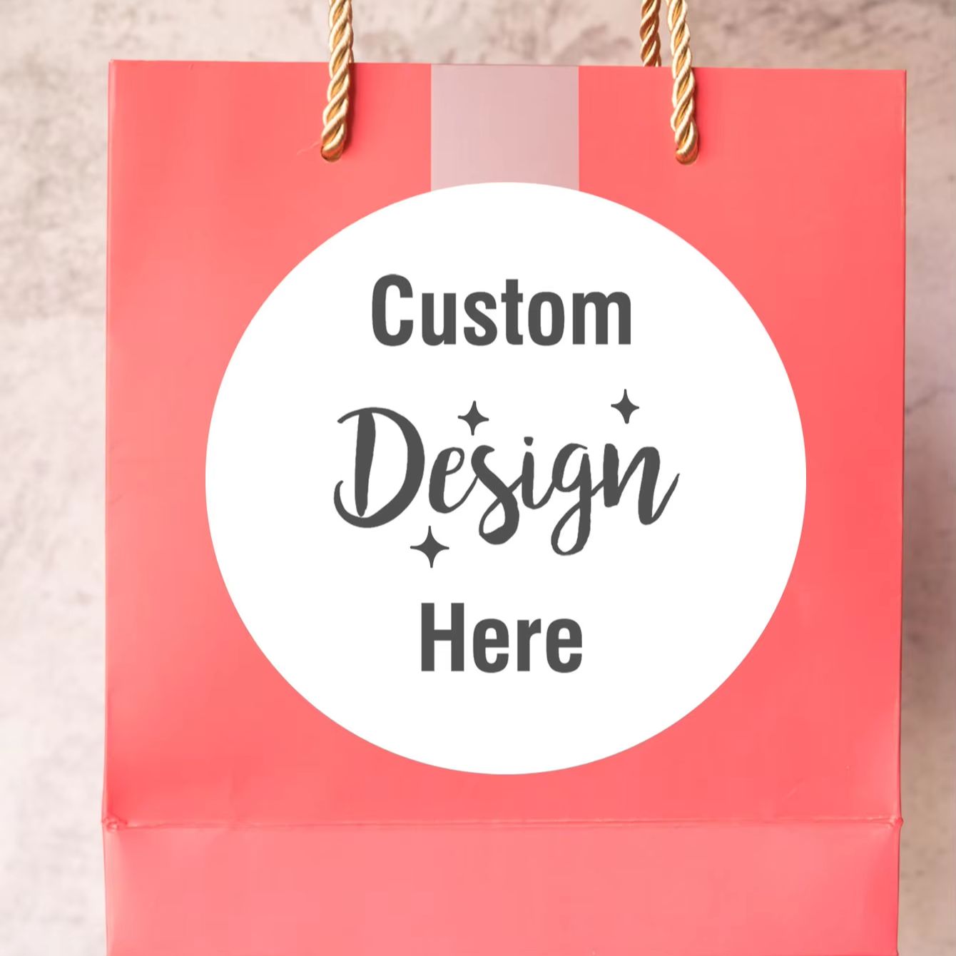 3/5/6CM Custom Waterproof Roun - Personalised Candle Label ulasan dan harga